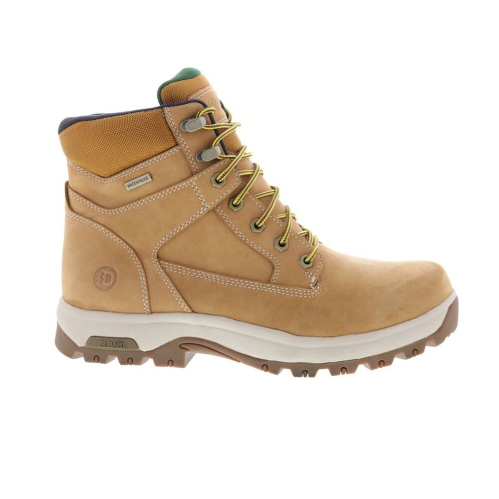 Dunham Mens 8000 Works Waterproof Safety 6" Plain Toe Boot Brown Boots (NWT)